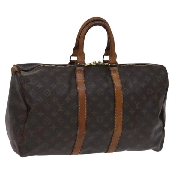 LOUIS VUITTON Monogram Keepall 45 Boston Bag M41428 LV